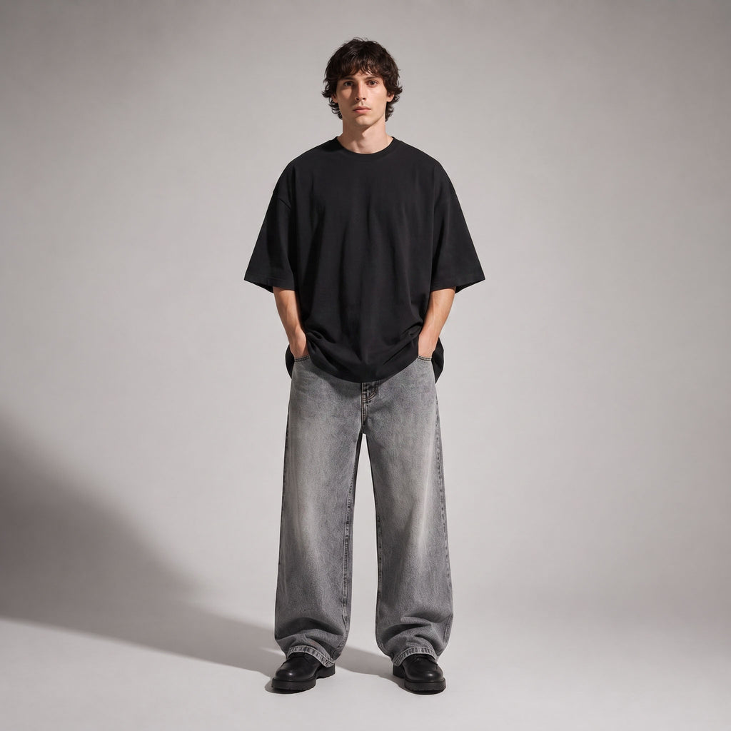 ARC Black Oversized T-Shirt | تيشيرت أوفر سايز أسود