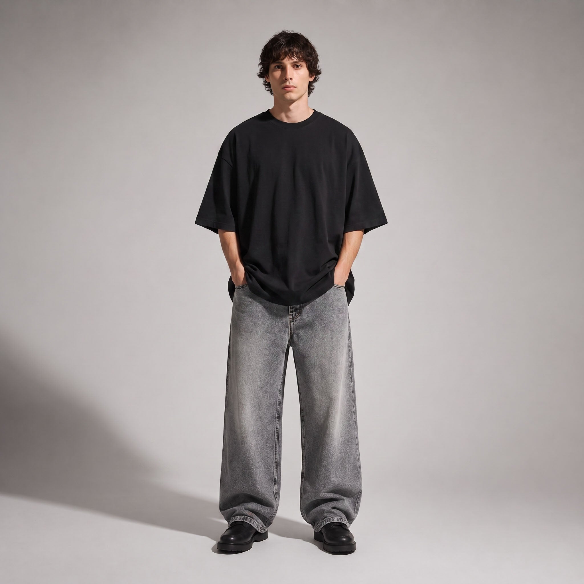 ARC Black Oversized T-Shirt | تيشيرت أوفر سايز أسود