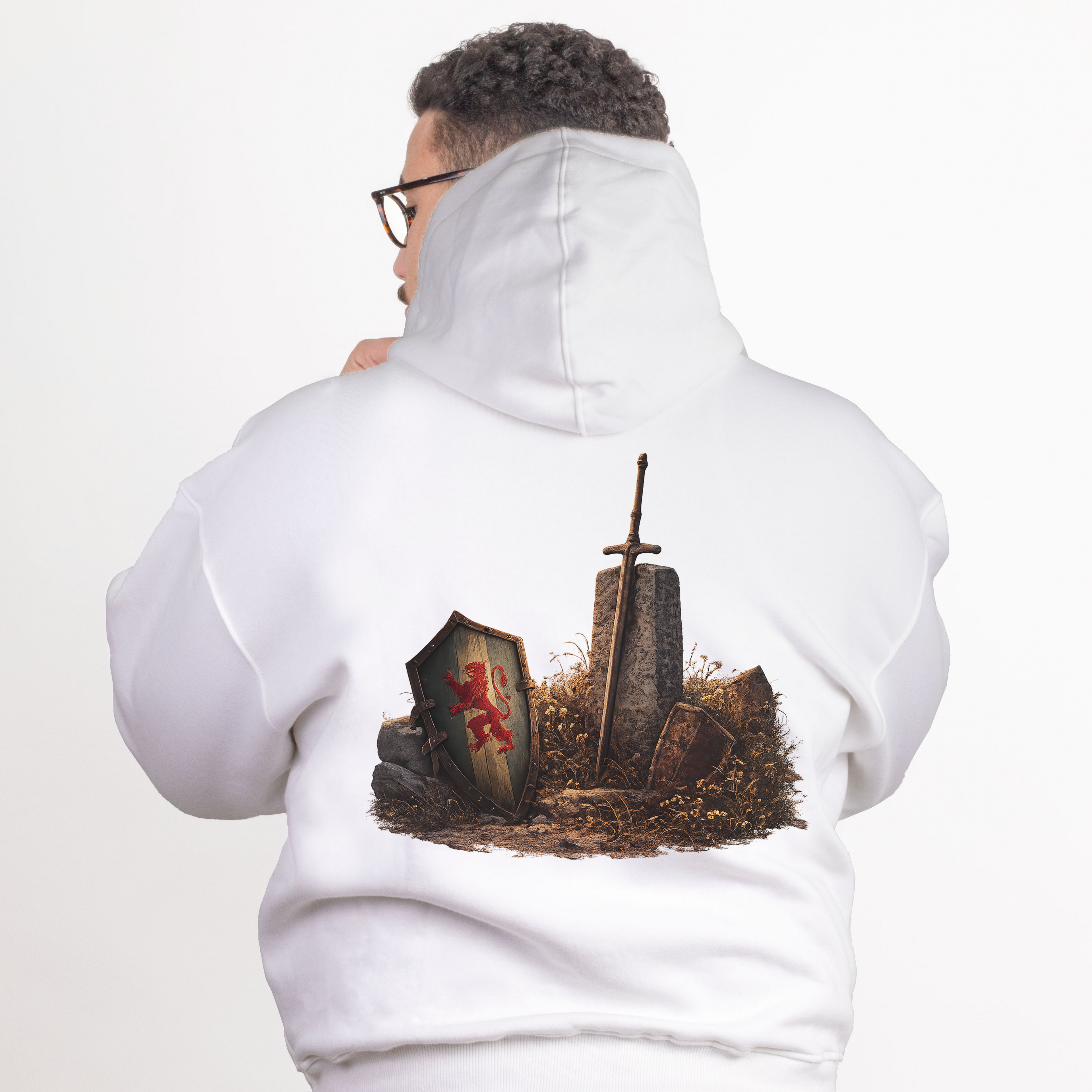 ARC Hoodie Box – DTF Print – لوحة حارس لم يعد هنا