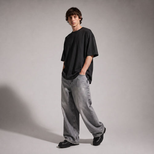 ARC Black Oversized T-Shirt | تيشيرت أوفر سايز أسود