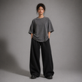 ARC Gray Oversized Washed T-Shirt | تيشيرت أوفر سايز محجر رمادي