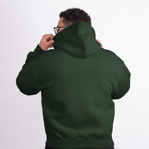 Boxy Hoodie - Olive Green - ARC