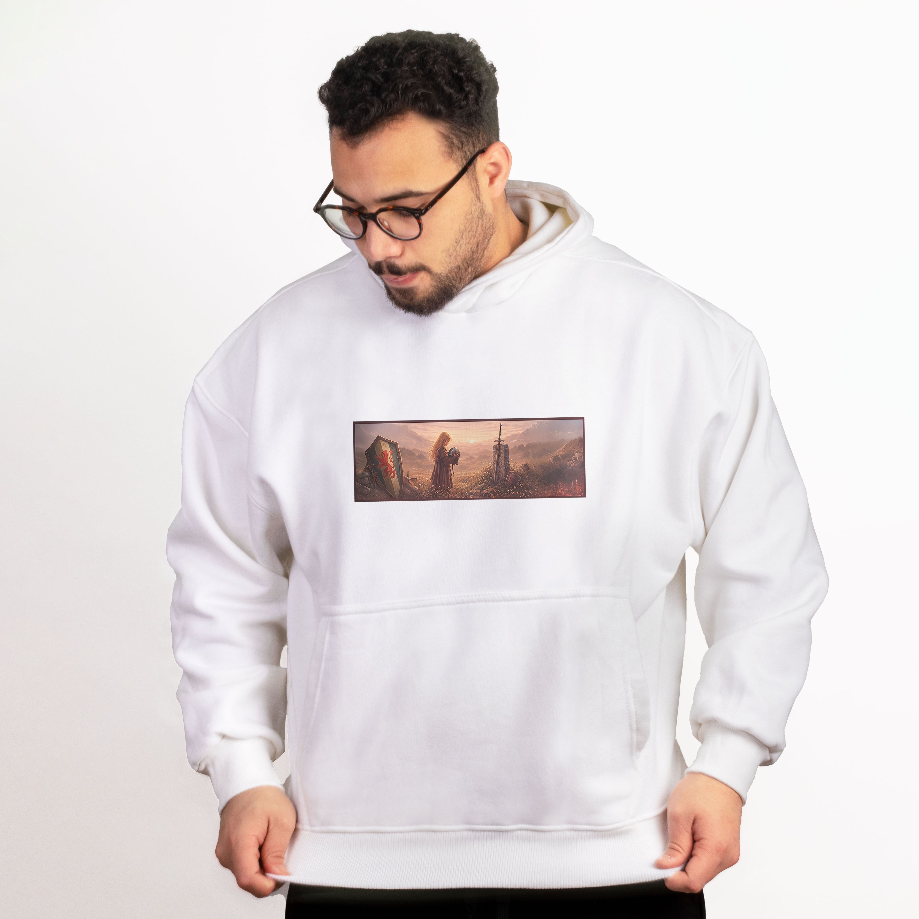 ARC Hoodie Box – DTF Print – لوحة حارس لم يعد هنا