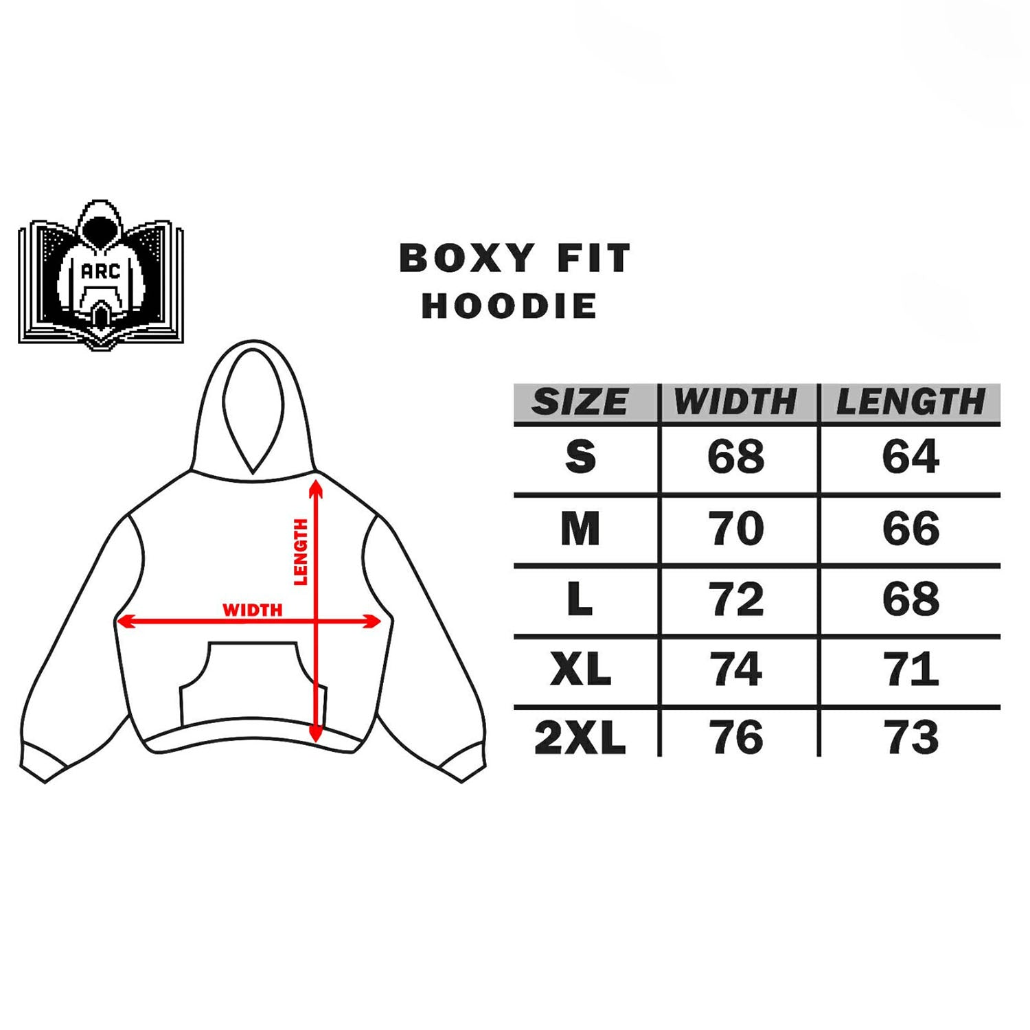 ARC Hoodie Box – DTF Print – لوحة حارس لم يعد هنا